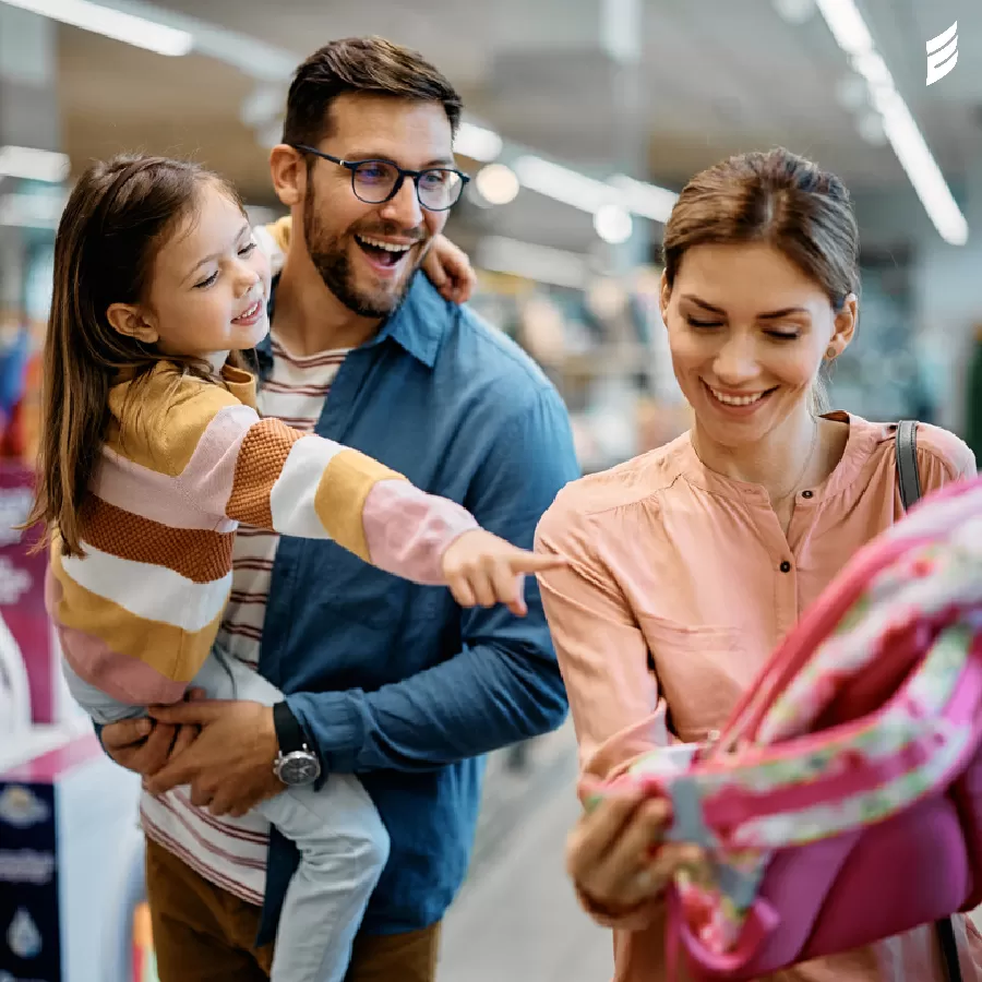 Parents with child